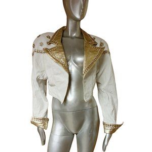 SOLD..80s LA Roxx Cropped Jacket